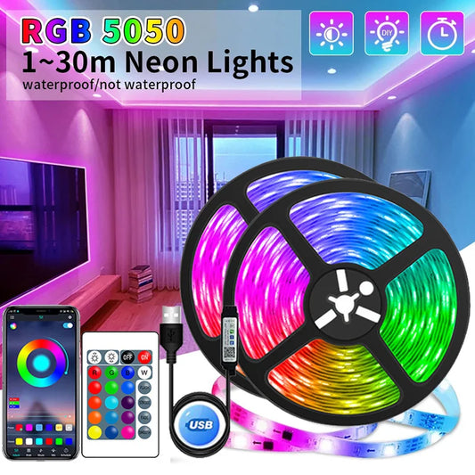 Horizon USB LED Strip Lights APP Control Color Changing 5050 RGB Led Light Flexible Lamp Tape