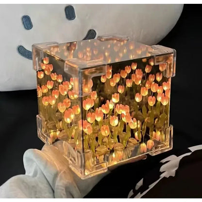 Horizon Themed Diy Tulip Flower Sea Cube