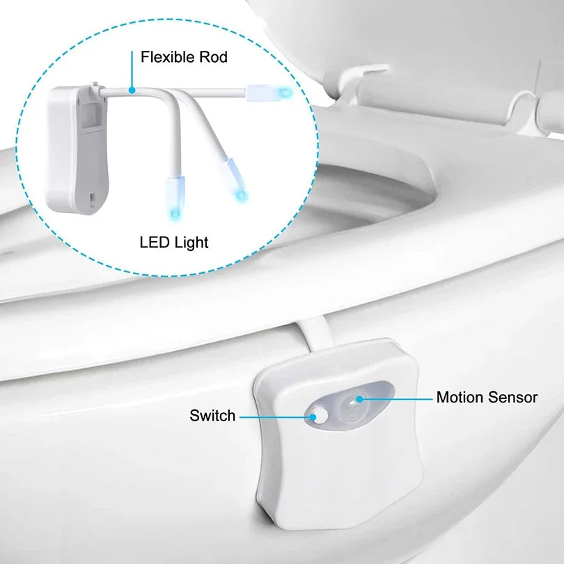 Horizon Multi-Color Toilet Seat Smart Motion Sensor Light